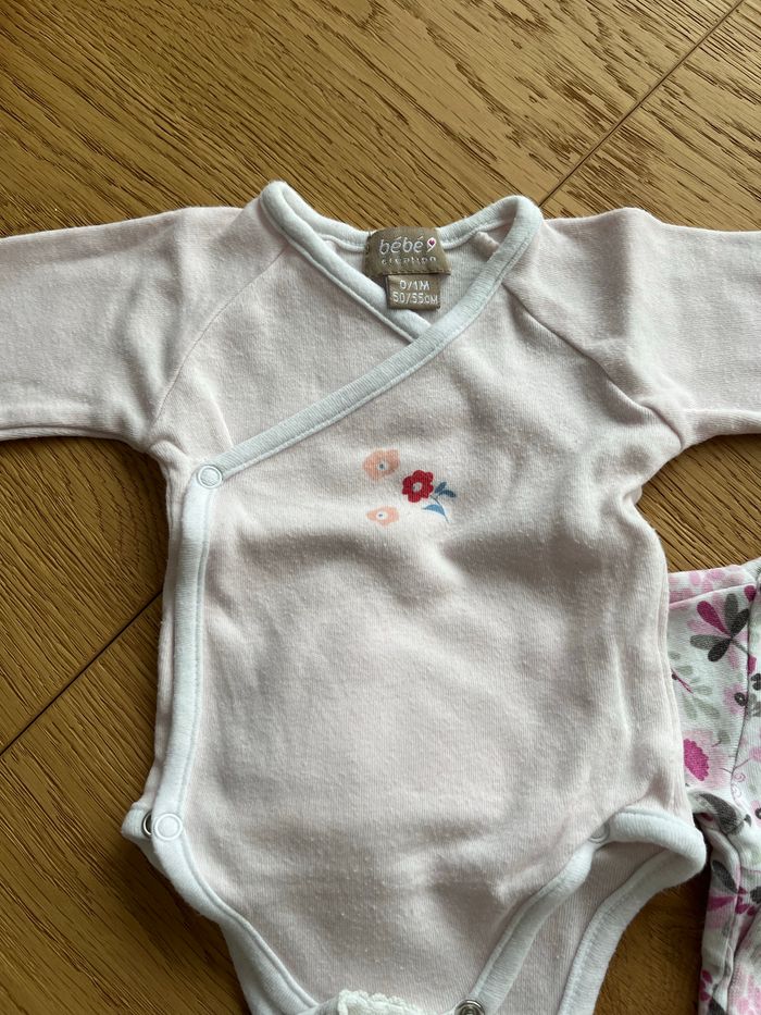 Lot de 5 body fille 1 mois - photo numéro 4