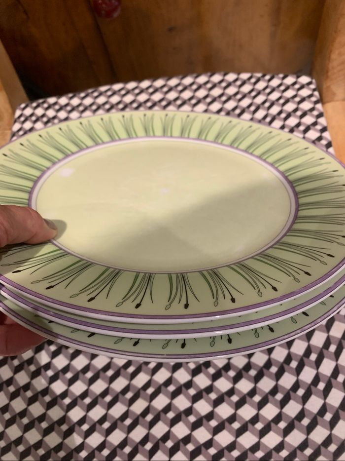 Lot de 5 grandes assiettes - photo numéro 6