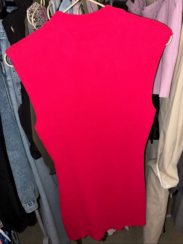 Robe tricot rose fushia S - photo numéro 4