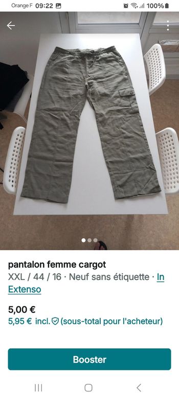 Pantalon gargot femme