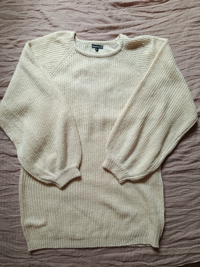 Robe chaude femme crème Boohoo en S