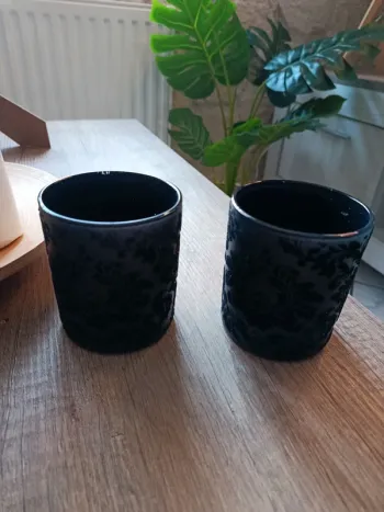 Photophore noir baroque