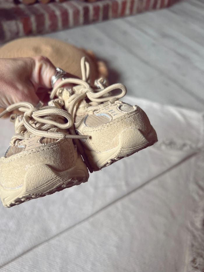 Baskets à lacet beige fila 20 - photo numéro 5
