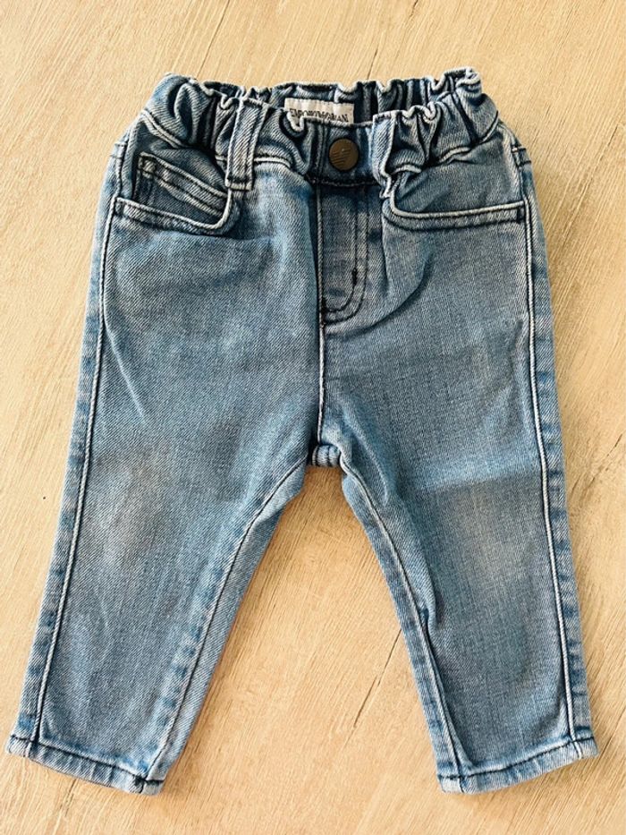 Jeans bleu bébé mixte authentique Emporio Armani