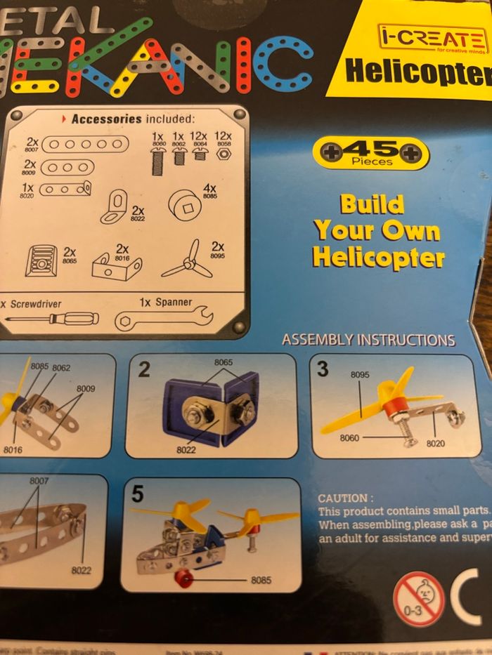 kit de construction « Hélicoptère » - photo numéro 7