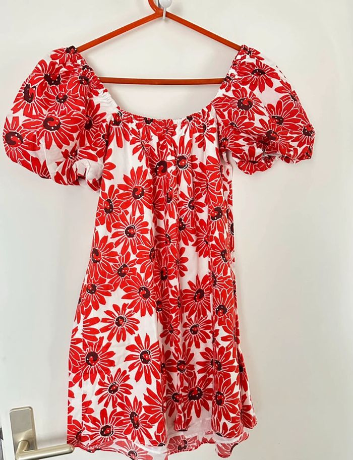 Robe fleurie en coton - Mango - photo numéro 2