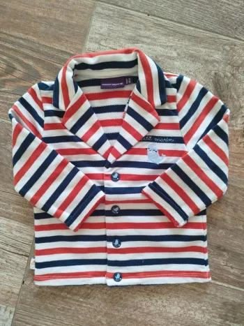 Veste rayé bébé garçon sergent major 18 mois