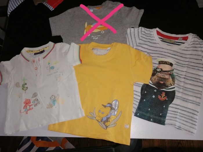 Lot de 3 tee shirt manche courte 9 mois