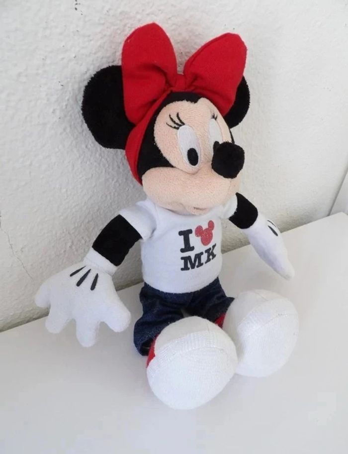 Peluche Minnie " I love mickey" - photo numéro 3