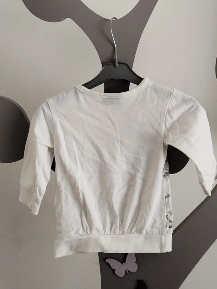 Sweat blanc imprimé Influx taille 6 mois - photo numéro 2