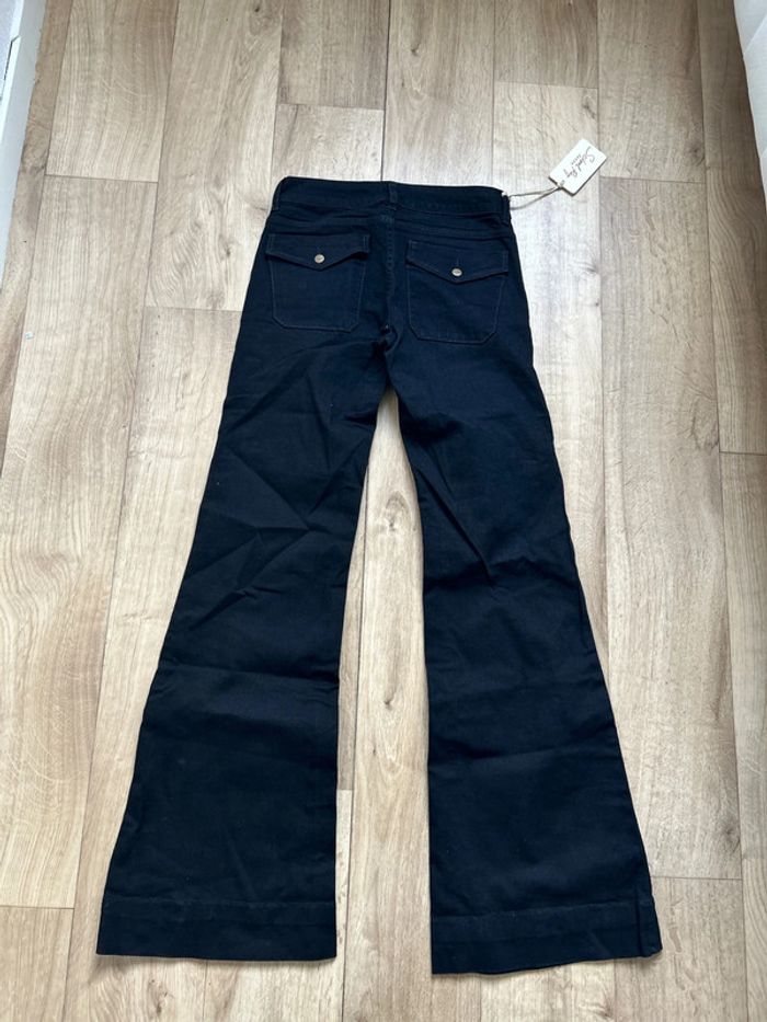 Jean School Rag noir Pris Wide leg W27 - photo numéro 3