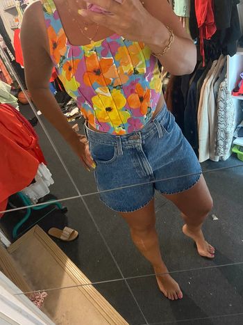 Top effet bustier