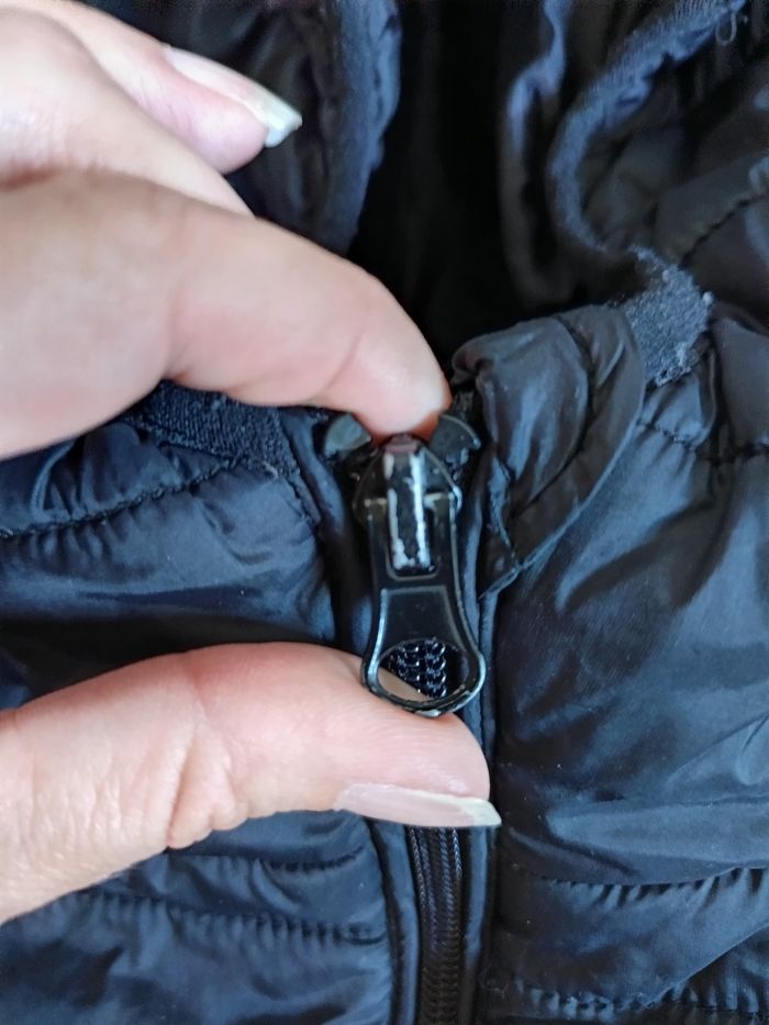 Manteau noir mi saison avec capuche 12 ans - photo numéro 9