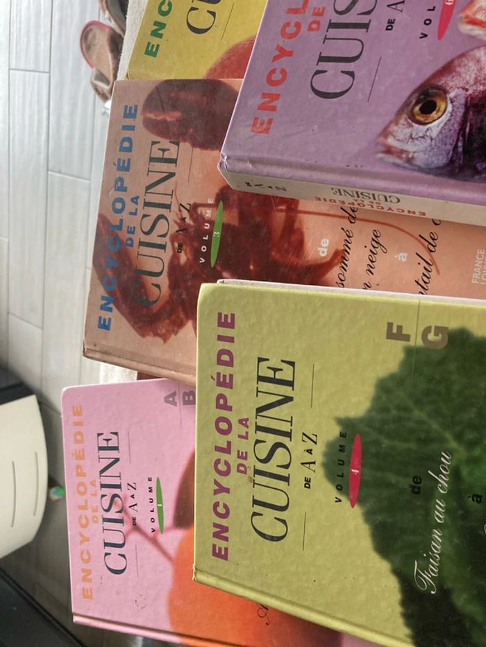 Lot de 5 encyclopédies de la cuisine - photo numéro 3