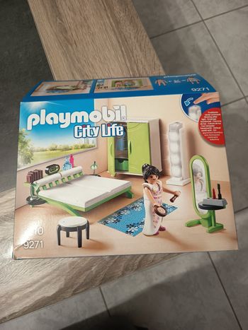 Playmobil city life 9271 chambre parentale 