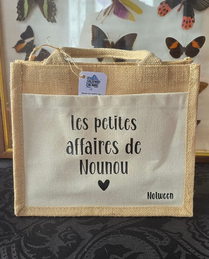 Sac jute personnalisable ✨️
