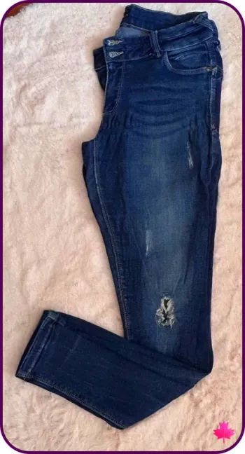 🌷jeans skinny bleu foncé 🌷