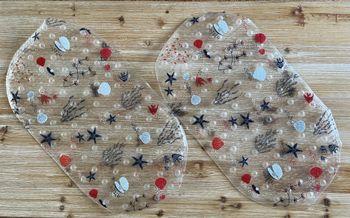 Lot de 2 tapis de bain antidérapants Premaman