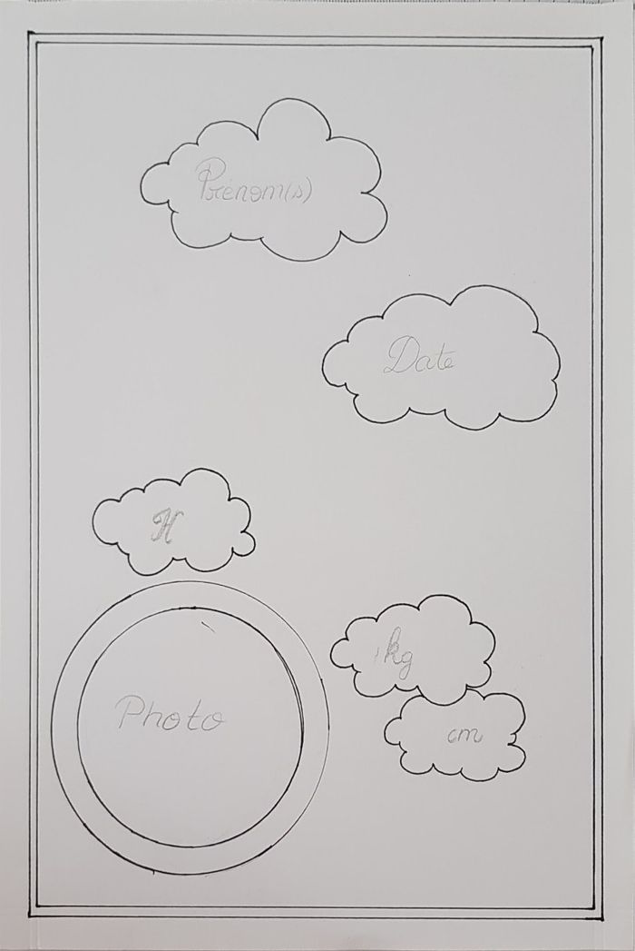 Affiche naissance Modele 2