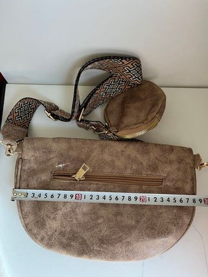 Sac banane bandoulière toile - photo numéro 2