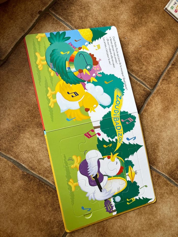 Livre puzzle Petite Poule - photo numéro 7