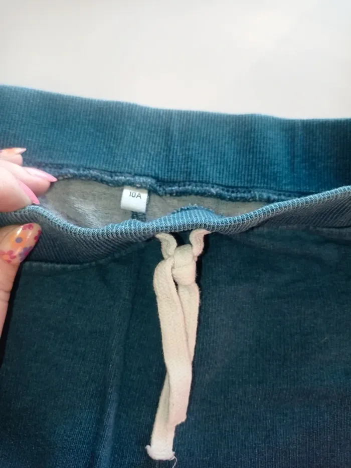 Pantalon élastique bleu enfant - photo numéro 2