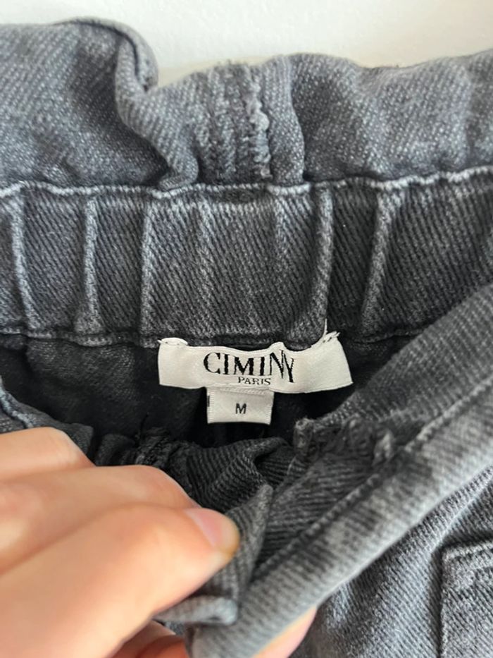 Short en jean gris Ciminy - photo numéro 4