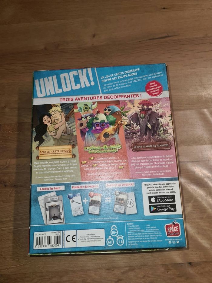 Jeu de société Unlock Timeless Adventures des éditions Space Cowboys, - photo numéro 3