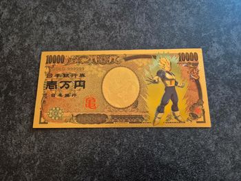 Billet OR à collectionner Dragon Ball Z