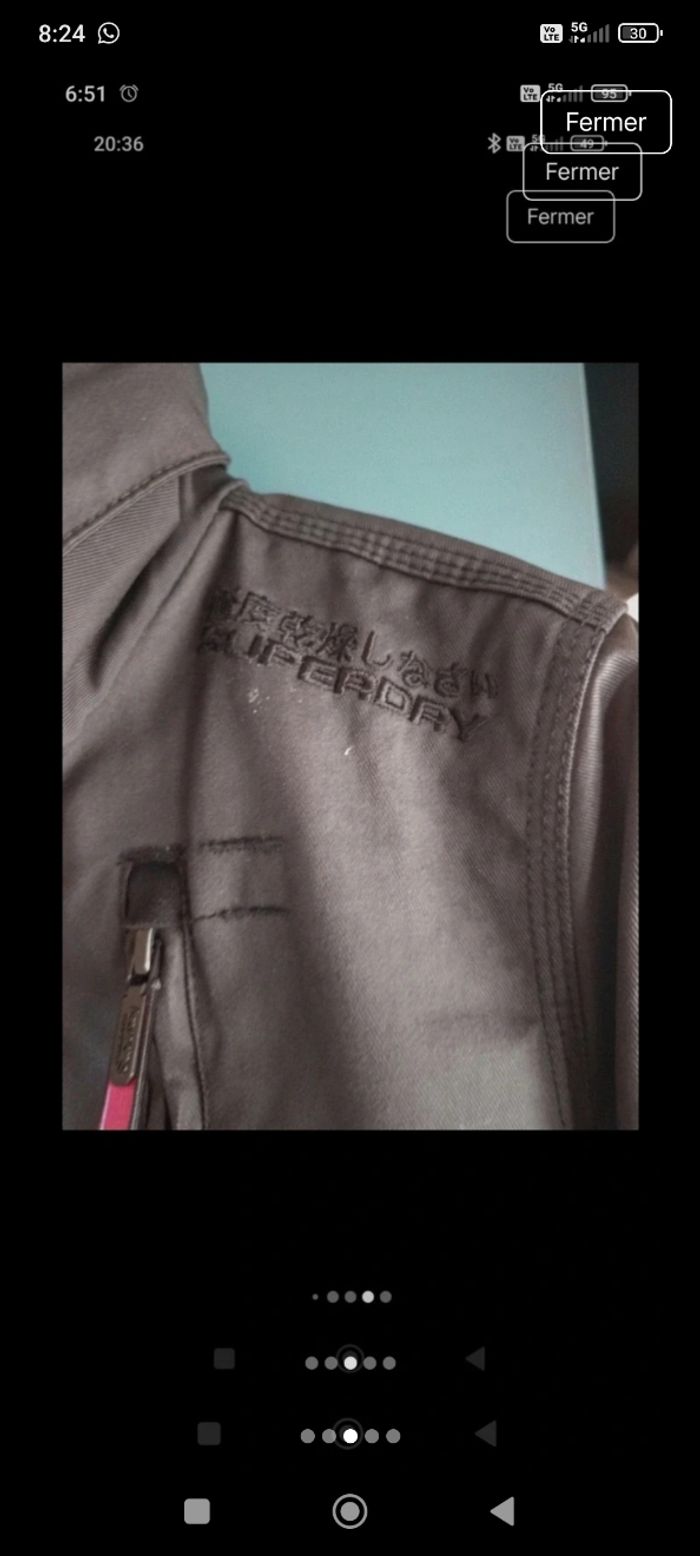 Veste super dry grise - photo numéro 4