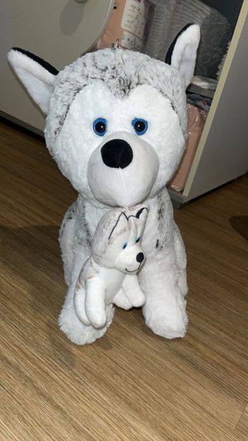 Peluche chien moyen
