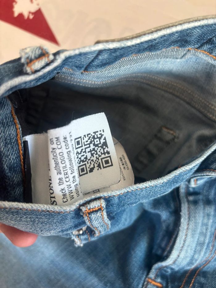 Jeans Stone Island taille 36 (xs) bleu marine - photo numéro 11
