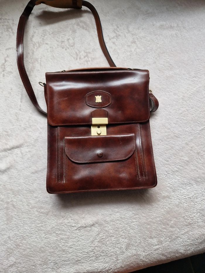 Besace en cuir - photo numéro 2