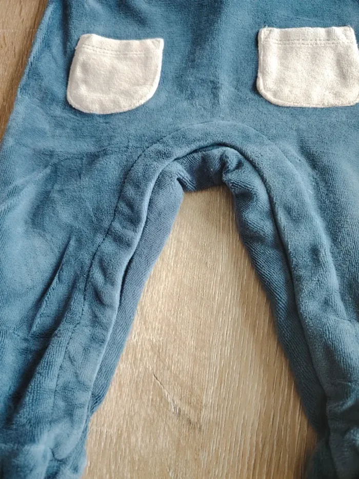Pyjama velours 1 pièce - photo numéro 2