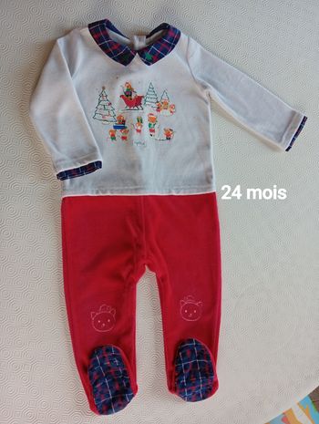 Pyjama de Noël Sergent Major taille 24 mois