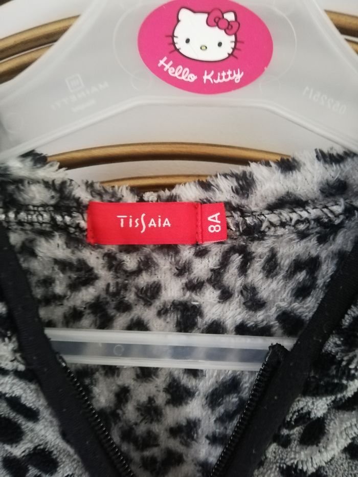 Gilet zippé tout doux Motif léopard T8ans - photo numéro 4