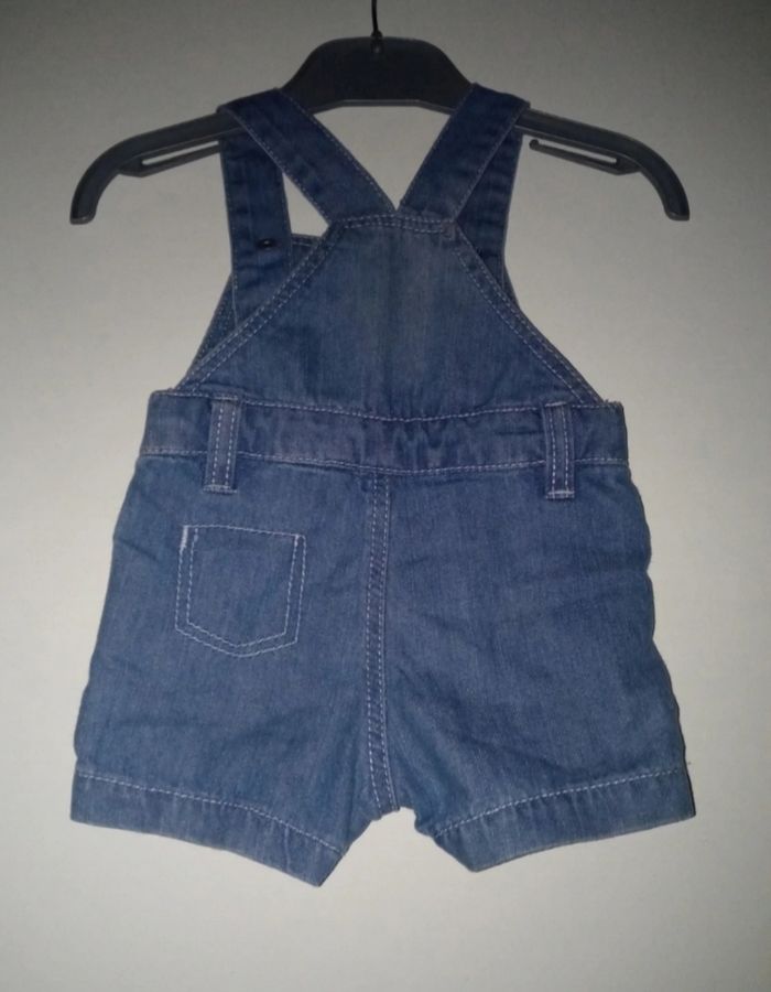 Salopette short grain de blé taille 3 mois - photo numéro 3