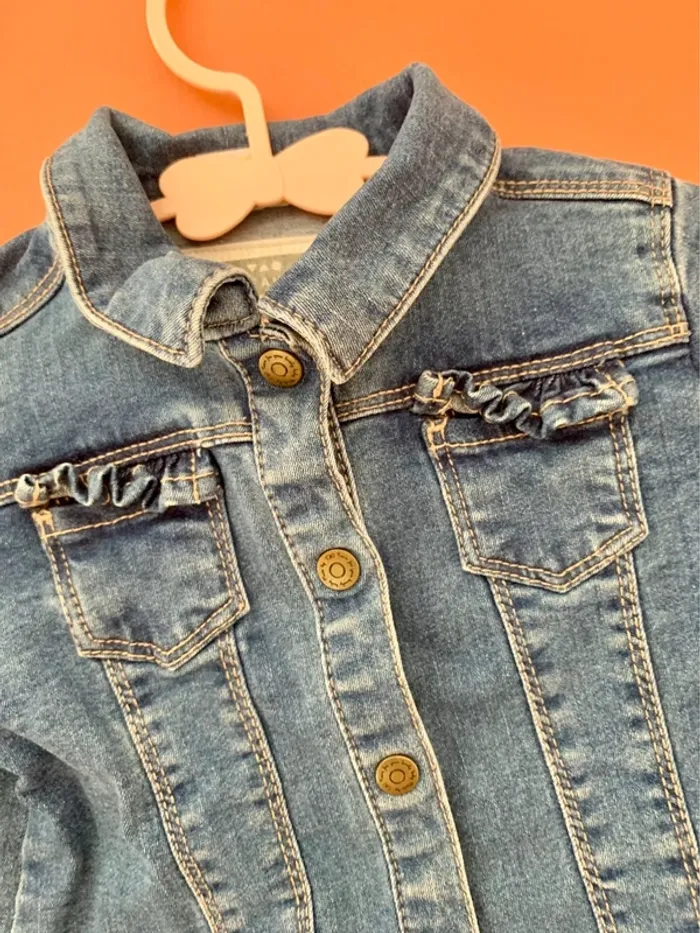 🧥 Veste en jean fille – Tape à l’œil – 18M / 80cm - photo numéro 3
