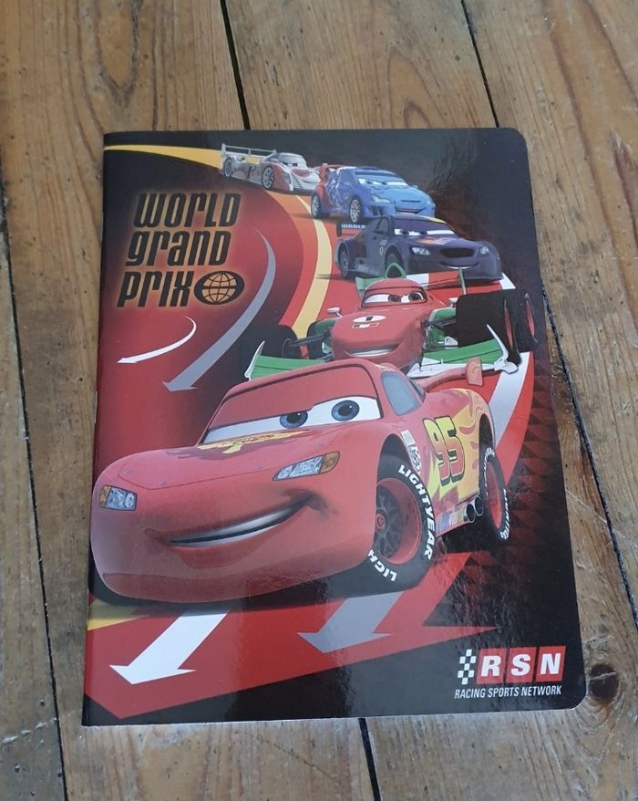 Cahier petite taille A5 Cars Disney