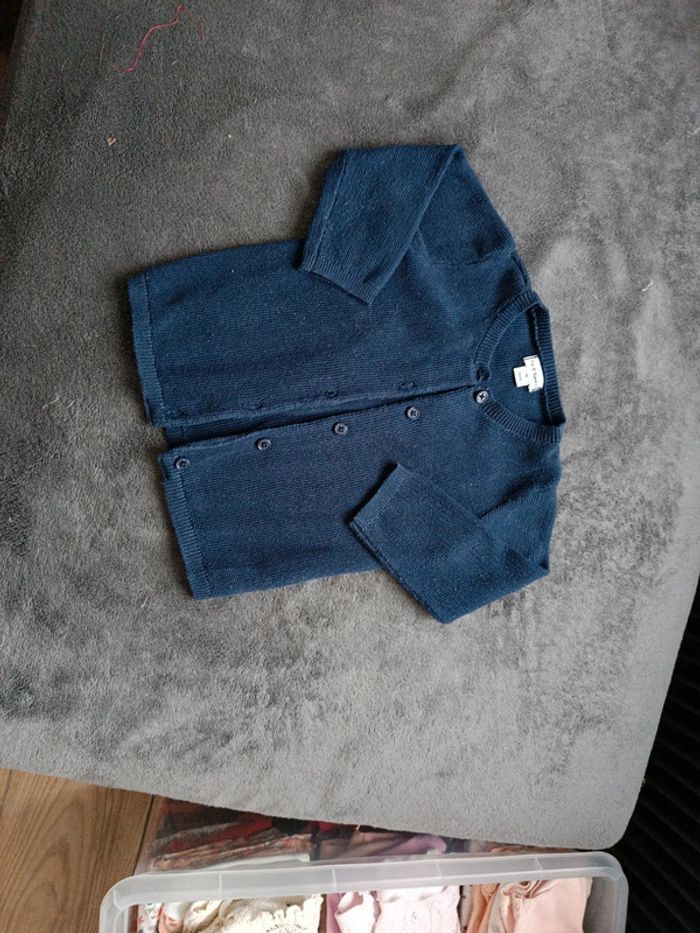 Gilet bleu marine