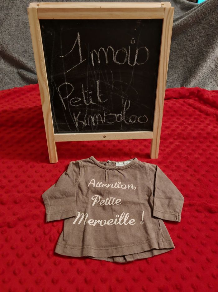 Tee shirt 1 mois