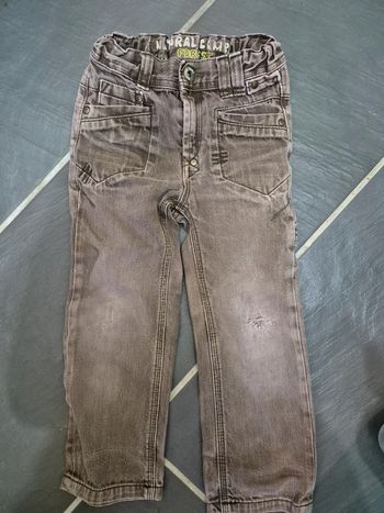 Pantalon jeans marron
