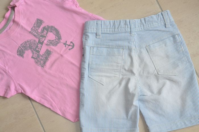 Ensemble t shirt et short 4 ans - photo numéro 4