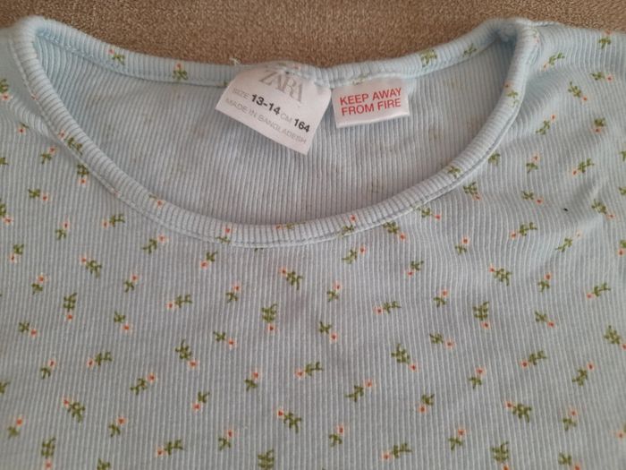 Tee-shirt fille 13/14 ans Zara - photo numéro 2