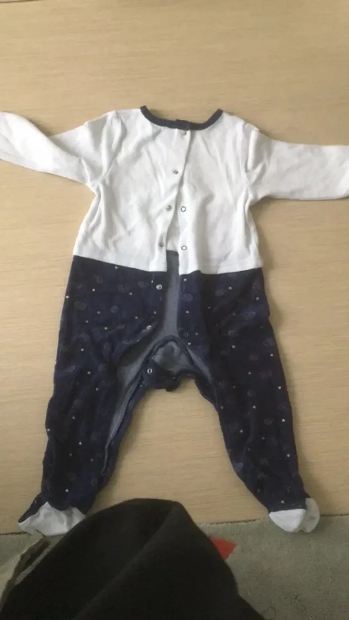 Pyjama 1 pièce grenouillère - photo numéro 4