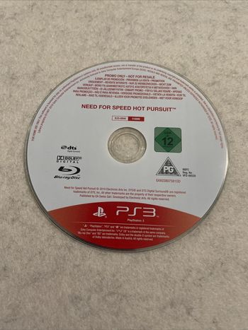 Need for Speed Hot Pursuit Jeu Playstation 3 PS3 FR Version Promo