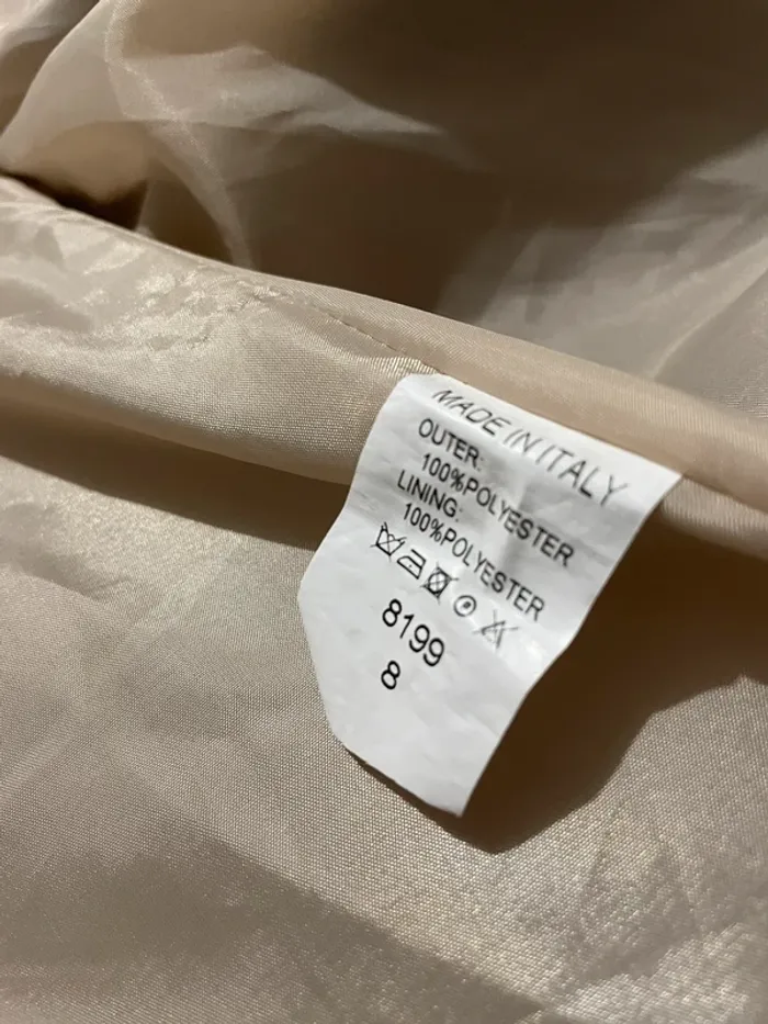 Manteau blazer crème – Boohoo – Taille S - photo numéro 3