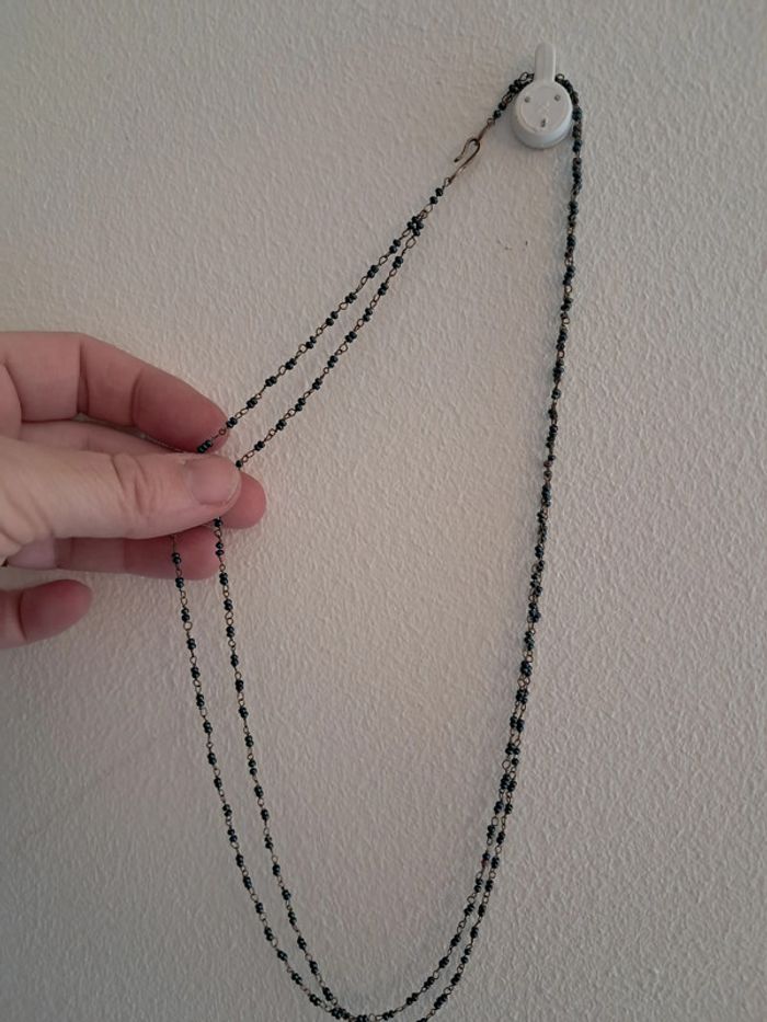 Collier vintage doubme rang - photo numéro 7