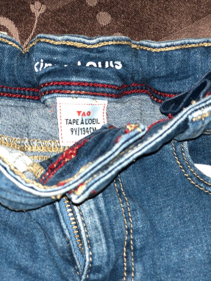 #lot #3jeans # tao #tape a l œil #9ans - photo numéro 6