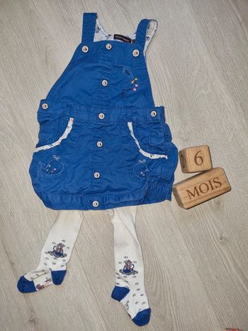 Robe 6mois bleue